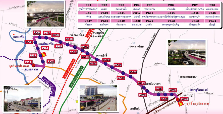 รถไฟฟ้าสายสีชมพู รีวิว คอนโด รถไฟฟ้า โมโนเรล แจ้งวัฒนะ THE KEY