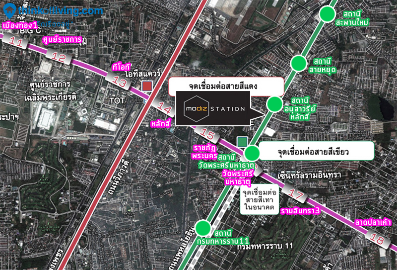 แผนที่รถไฟฟ้า