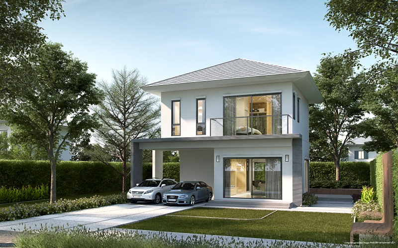 sky ดอนเม อง สรงประภา บ านเด ยว 2 ช น ในซอยประชาอ ท ศ 4 ถนนสรงประภา โดย suanluang preview thinkofliving com