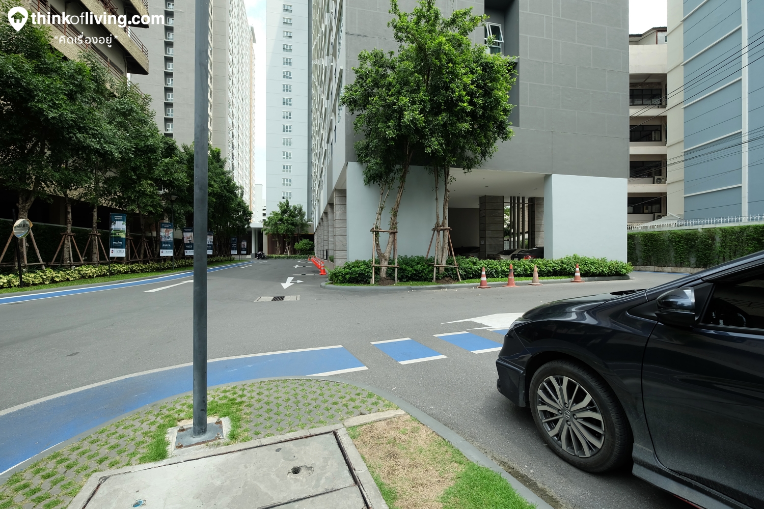 รีวิวตึกเสร็จ Aspire งามวงศ์วาน คอนโด High Rise ตึกคู่ ติดถนนงามวงศ์วาน