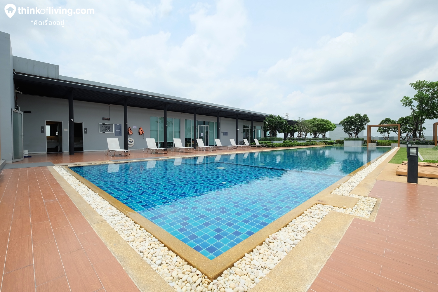 รีวิวตึกเสร็จ Aspire งามวงศ์วาน คอนโด High Rise ตึกคู่ ติดถนนงามวงศ์วาน