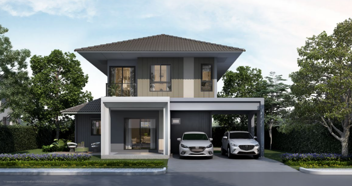 anasiri บางใหญ บ านแฝดและบ านเด ยว 2 ช น สไตล โมเด ร น ย านบางใหญ จาก แสนส ร preview thinkofliving com
