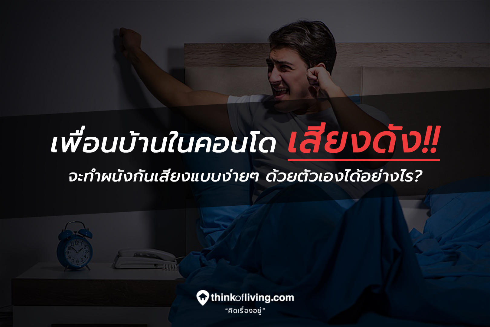 เพื่อนบ้านในคอนโดเสียงดัง จะทำผนังกันเสียงแบบง่ายๆด้วยตัวเองได้อย่างไร |  Thinkofliving.Com